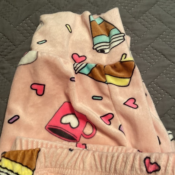 Women’s plush pajama bottoms - Picture 3 of 3